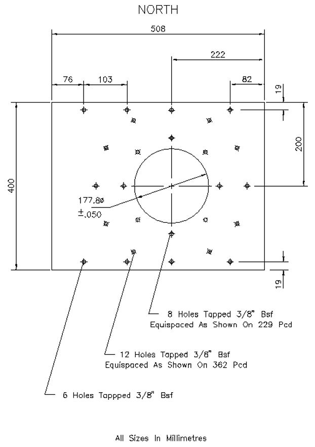 Figure 4. Acquisition box mount plate.