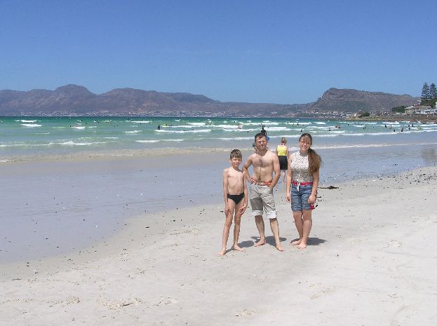 On the beach