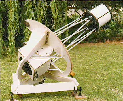 telescope view on mirror box